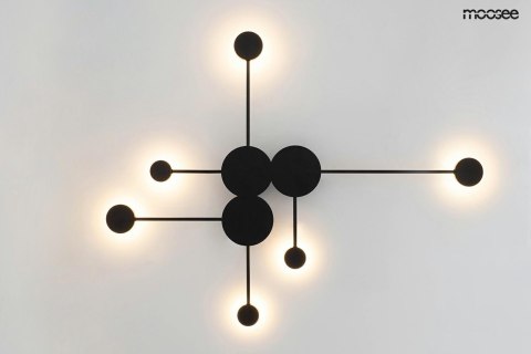 Moosee MOOSEE lampa ścienna SHADOW MULTI czarna
