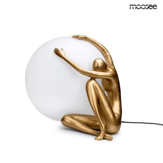 Moosee MOOSEE lampa stołowa UOMO 50 złota