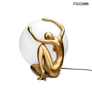 Moosee MOOSEE lampa stołowa UOMO 50 złota