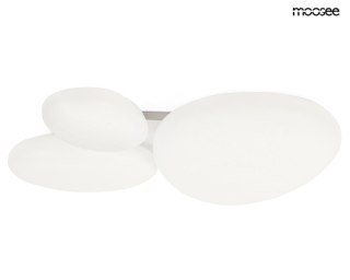 Moosee MOOSEE lampa sufitowa / plafon CLOUD 3 biała