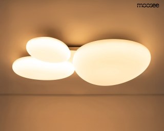 Moosee MOOSEE lampa sufitowa / plafon CLOUD 3 biała