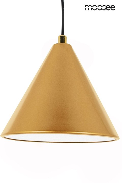 Moosee MOOSEE lampa wisząca ACUSTICA złota