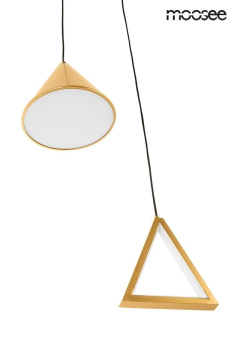 Moosee MOOSEE lampa wisząca ACUSTICA złota