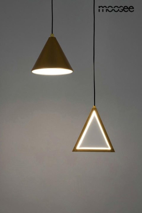 Moosee MOOSEE lampa wisząca ACUSTICA złota