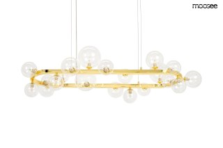 Moosee MOOSEE lampa wisząca ALURE OVAL 120 złota