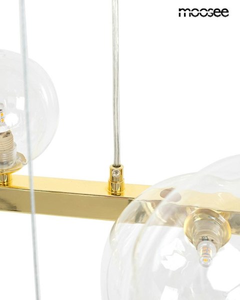 Moosee MOOSEE lampa wisząca ALURE OVAL 120 złota