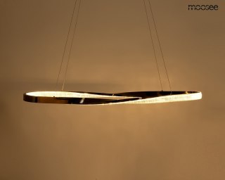 Moosee MOOSEE lampa wisząca ANILLO 120 czarny chrom