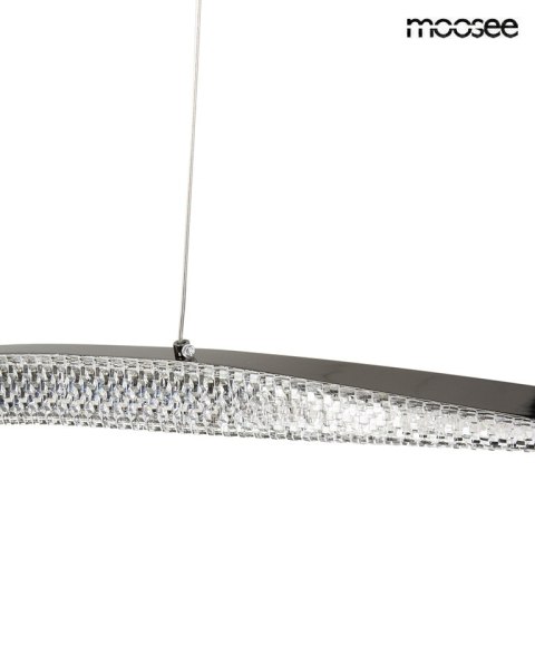 Moosee MOOSEE lampa wisząca ANILLO 120 czarny chrom