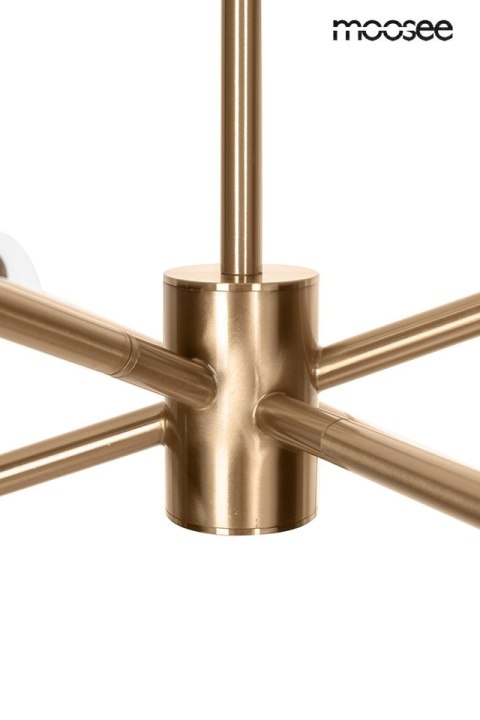 Moosee MOOSEE lampa wisząca AURA 6 złota