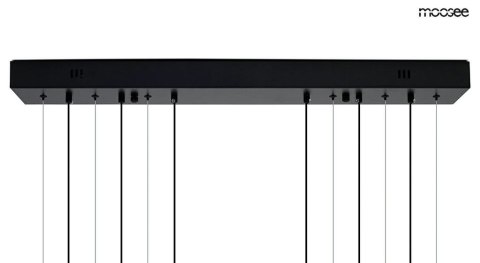 Moosee MOOSEE lampa wisząca CIRCULO SIX czarna