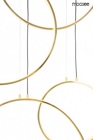 Moosee MOOSEE lampa wisząca CIRCULO SIX złota