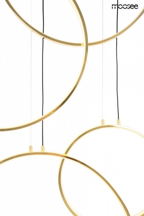 Moosee MOOSEE lampa wisząca CIRCULO SIX złota