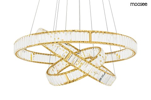 Moosee MOOSEE lampa wisząca LIBERTY TRIPLES złota