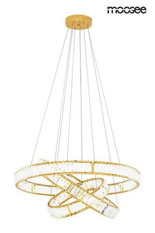 Moosee MOOSEE lampa wisząca LIBERTY TRIPLES złota