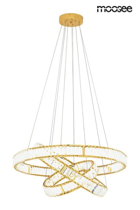 Moosee MOOSEE lampa wisząca LIBERTY TRIPLES złota