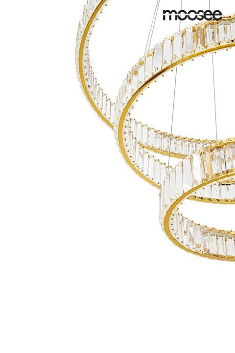 Moosee MOOSEE lampa wisząca LIBERTY TRIPLES złota