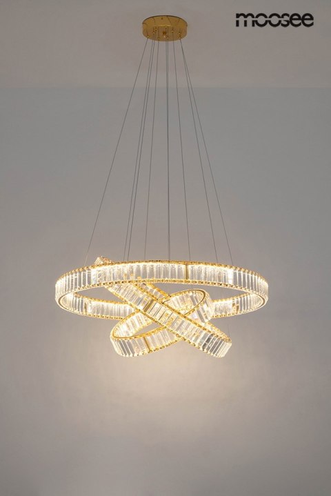 Moosee MOOSEE lampa wisząca LIBERTY TRIPLES złota