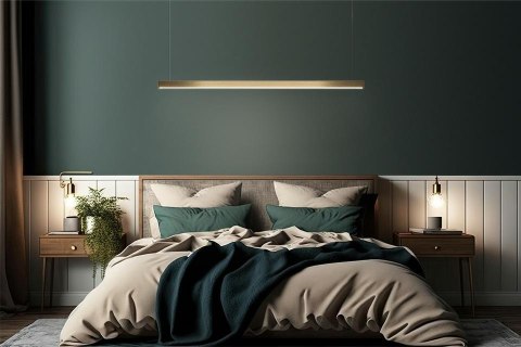 Moosee MOOSEE lampa wisząca LINUS 100 złota