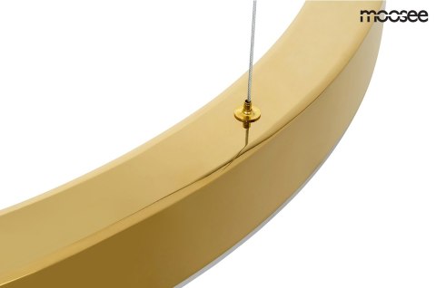 Moosee MOOSEE lampa wisząca RING LUXURY 50 złota