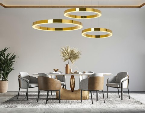Moosee MOOSEE lampa wisząca RING LUXURY 50 złota