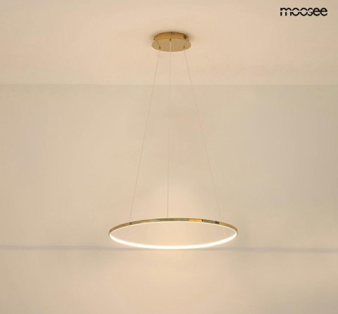 Moosee MOOSEE lampa wisząca RING SLIM 60 złota
