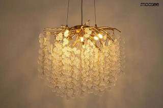 Moosee MOOSEE lampa wisząca RIVIERA 60 złota / clear
