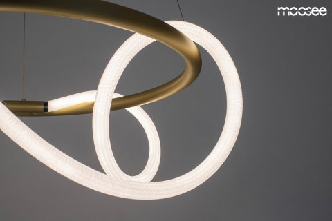 Moosee MOOSEE lampa wisząca SERPIENTE 60 złota