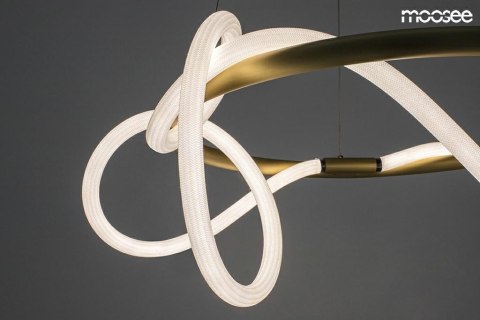 Moosee MOOSEE lampa wisząca SERPIENTE 60 złota