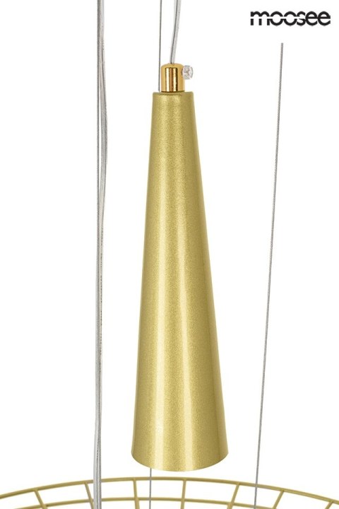 Moosee MOOSEE lampa wisząca SESTO złota