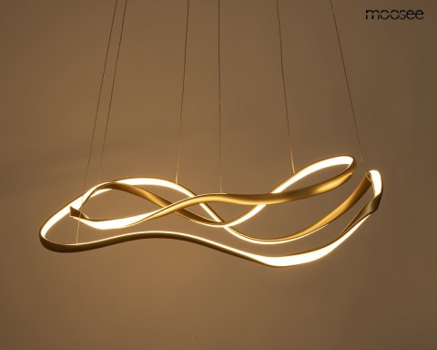 Moosee MOOSEE lampa wisząca WAVES 2 złota
