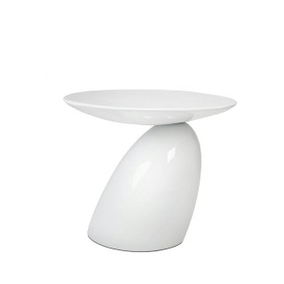 King Home Stolik FUNGO biały - włókno szklane