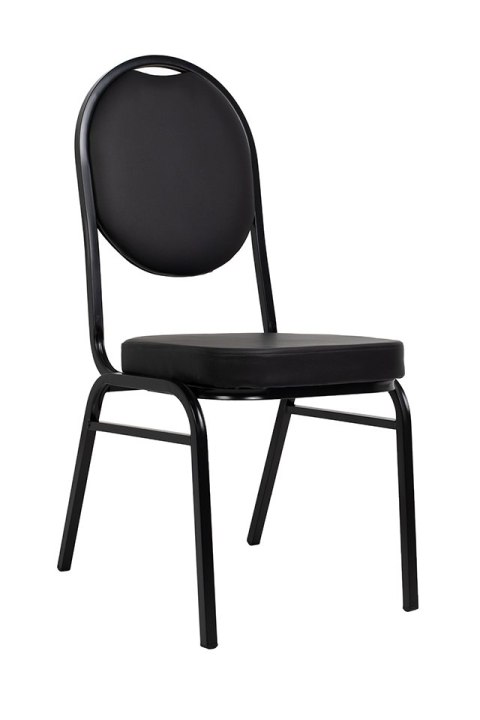King Home Krzesło bankietowe / konferencyjne HEBE czarne