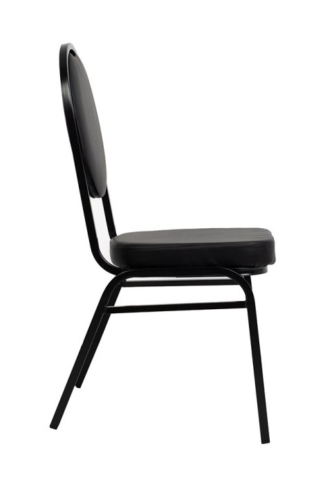 King Home Krzesło bankietowe / konferencyjne HEBE czarne