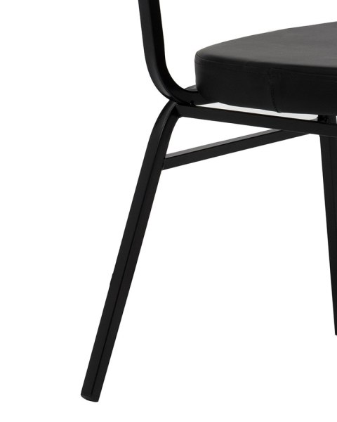 King Home Krzesło bankietowe / konferencyjne HEBE czarne
