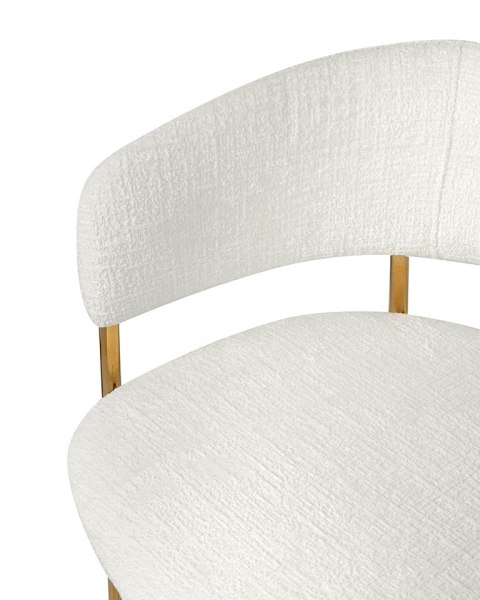 King Home Krzesło barowe DELTA 65 białe