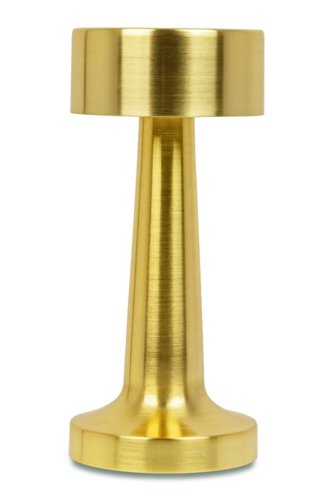 King Home Lampa biurkowa LEE złota - wbudowana bateria, LED