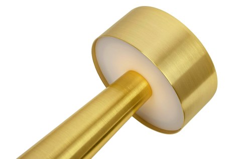King Home Lampa biurkowa LEE złota - wbudowana bateria, LED