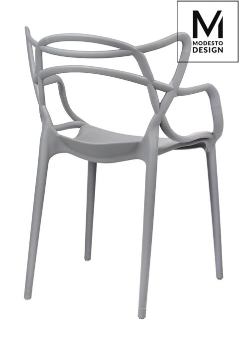 Modesto Design MODESTO krzesło HILO szare - polipropylen