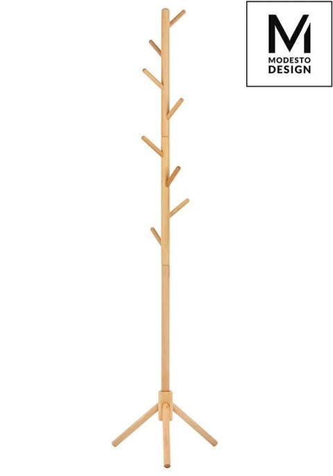 Modesto Design MODESTO wieszak stojący STICK naturalny - drewno bukowe