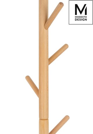 Modesto Design MODESTO wieszak stojący STICK naturalny - drewno bukowe