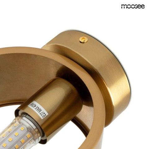 Moosee MOOSEE lampa ścienna ARRO złota