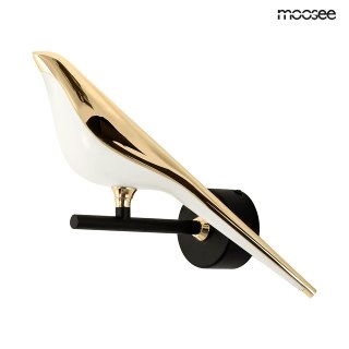 Moosee MOOSEE lampa ścienna BIRD złota