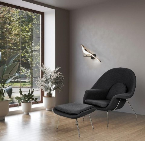 Moosee MOOSEE lampa ścienna BIRD złota