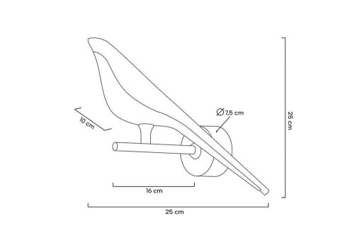 Moosee MOOSEE lampa ścienna BIRD złota