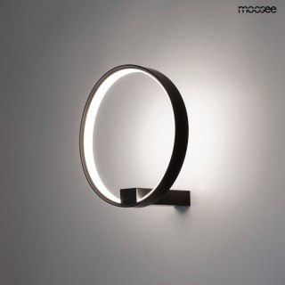 Moosee MOOSEE lampa ścienna CIRCLE WALL czarna