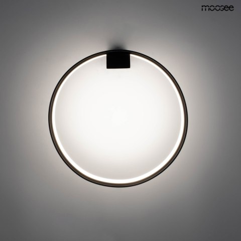 Moosee MOOSEE lampa ścienna CIRCLE WALL czarna