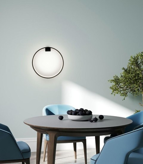 Moosee MOOSEE lampa ścienna CIRCLE WALL czarna