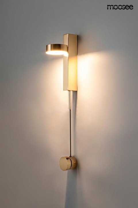 Moosee MOOSEE lampa ścienna CLARID GOLD złota