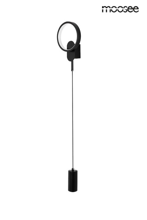 Moosee MOOSEE lampa ścienna COMO czarna