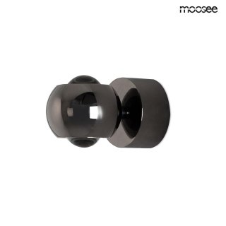 Moosee MOOSEE lampa ścienna EOS czarny chrom